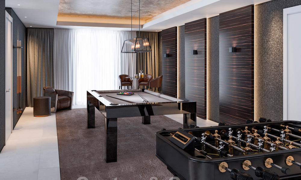 Majestueuse villa contemporaine méditerranéenne de luxe à vendre avec vue sur la mer dans le quartier exclusif El Madroñal à Benahavis - Marbella 38859