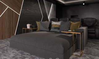 Majestueuse villa contemporaine méditerranéenne de luxe à vendre avec vue sur la mer dans le quartier exclusif El Madroñal à Benahavis - Marbella 38865 