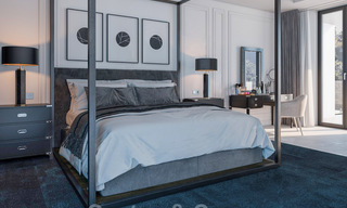 Majestueuse villa contemporaine méditerranéenne de luxe à vendre avec vue sur la mer dans le quartier exclusif El Madroñal à Benahavis - Marbella 38868 