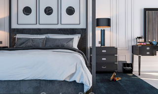 Majestueuse villa contemporaine méditerranéenne de luxe à vendre avec vue sur la mer dans le quartier exclusif El Madroñal à Benahavis - Marbella 38873 