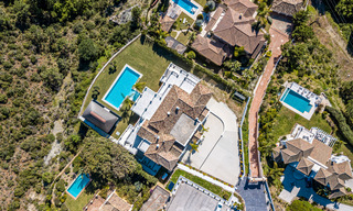 Majestueuse villa contemporaine méditerranéenne de luxe à vendre avec vue sur la mer dans le quartier exclusif El Madroñal à Benahavis - Marbella 38878 