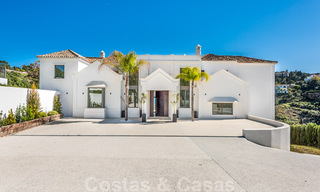 Majestueuse villa contemporaine méditerranéenne de luxe à vendre avec vue sur la mer dans le quartier exclusif El Madroñal à Benahavis - Marbella 38886 
