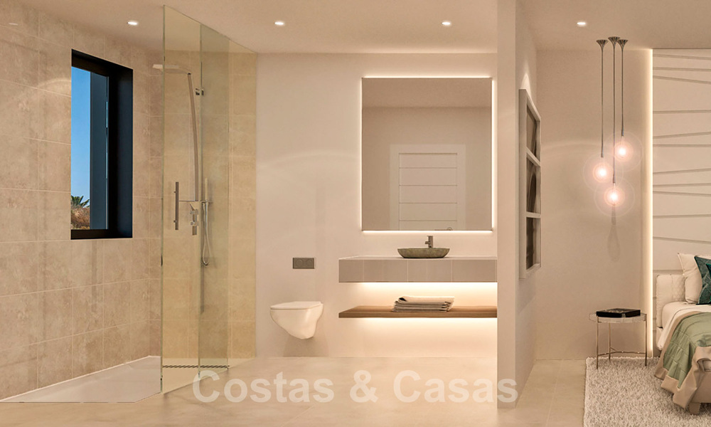 Villa moderne et luxueuse à vendre dans un complexe de golf à Mijas, avec vue panoramique de la campagne et la mer, Costa del Sol 38941