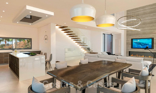 Villa moderne et luxueuse à vendre dans un complexe de golf à Mijas, avec vue panoramique de la campagne et la mer, Costa del Sol 38943 