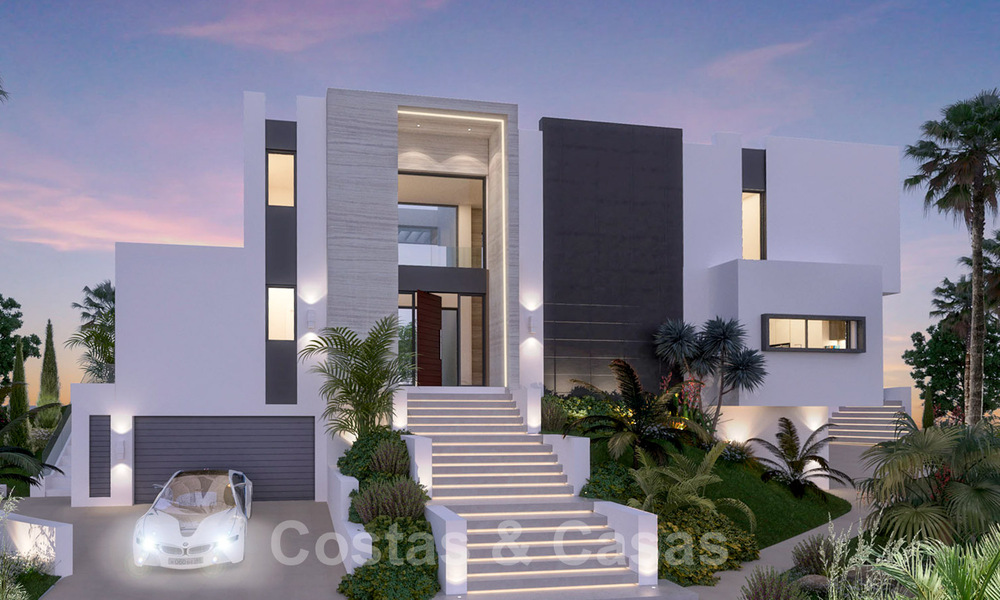 Villa moderne et luxueuse à vendre dans un complexe de golf à Mijas, avec vue panoramique de la campagne et la mer, Costa del Sol 38945
