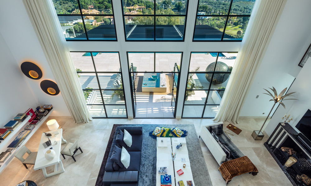 Prestigieuse villa méditerranéenne contemporaine à vendre, en première ligne du golf dans une resort de cinq étoiles à Benahavis - Marbella 39029