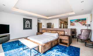 Villa de luxe ultramoderne à couper le souffle, à vendre avec vue panoramique sur la mer à Nueva Andalucia, Marbella, à distance de marche de Puerto Banus 39196 