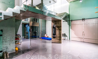 Villa de luxe ultramoderne à couper le souffle, à vendre avec vue panoramique sur la mer à Nueva Andalucia, Marbella, à distance de marche de Puerto Banus 39218 