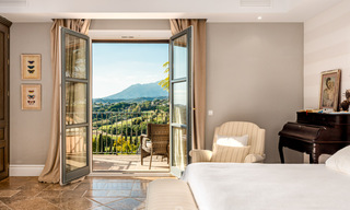 Villa de luxe de style méditerranéen à vendre avec vue sur la mer dans un complexe de golf cinq étoiles à Benahavis - Marbella 39286 