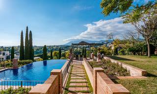 Villa de luxe de style méditerranéen à vendre avec vue sur la mer dans un complexe de golf cinq étoiles à Benahavis - Marbella 39300 
