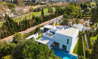 Prêt à emménager, nouvelle villa moderne à vendre à Guadalmina, à côté de San Pedro, Marbella 39315 