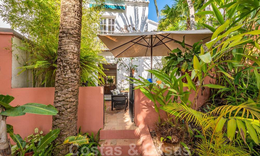 Charmante et pittoresque maison à vendre dans un quartier résidentiel sécurisé du Golden Mile à Marbella 39414