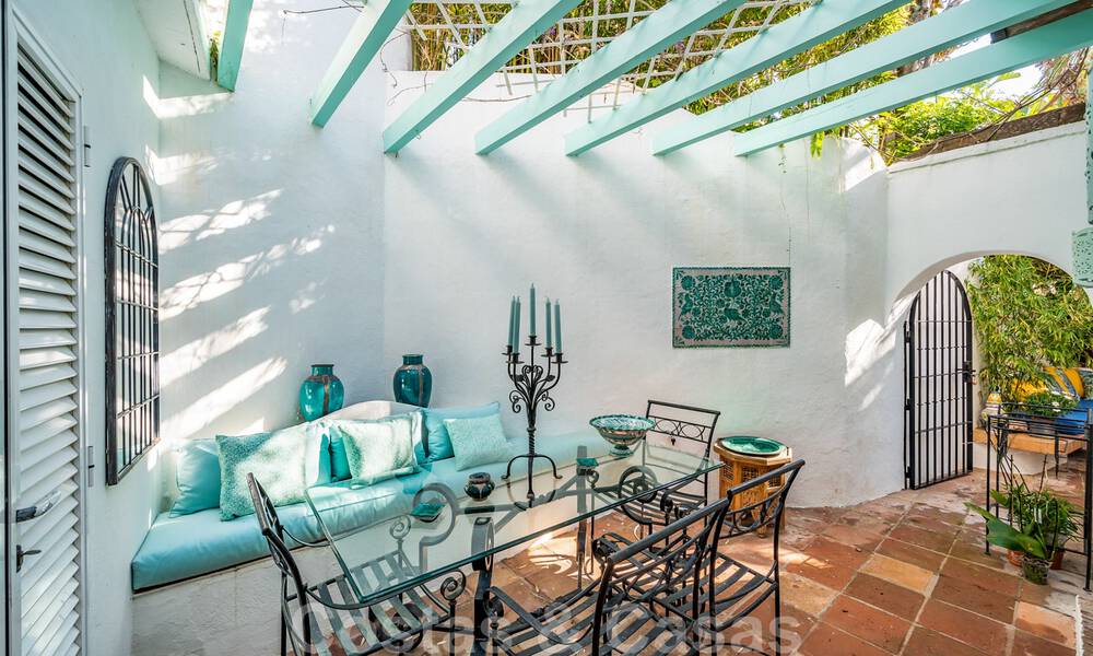 Charmante et pittoresque maison à vendre dans un quartier résidentiel sécurisé du Golden Mile à Marbella 39416