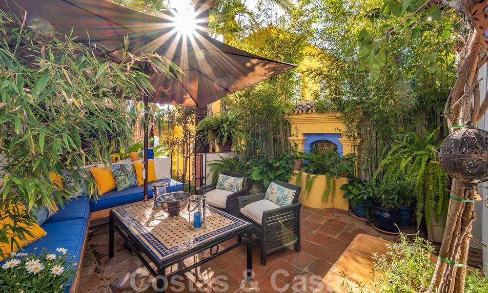 Charmante et pittoresque maison à vendre dans un quartier résidentiel sécurisé du Golden Mile à Marbella 39417