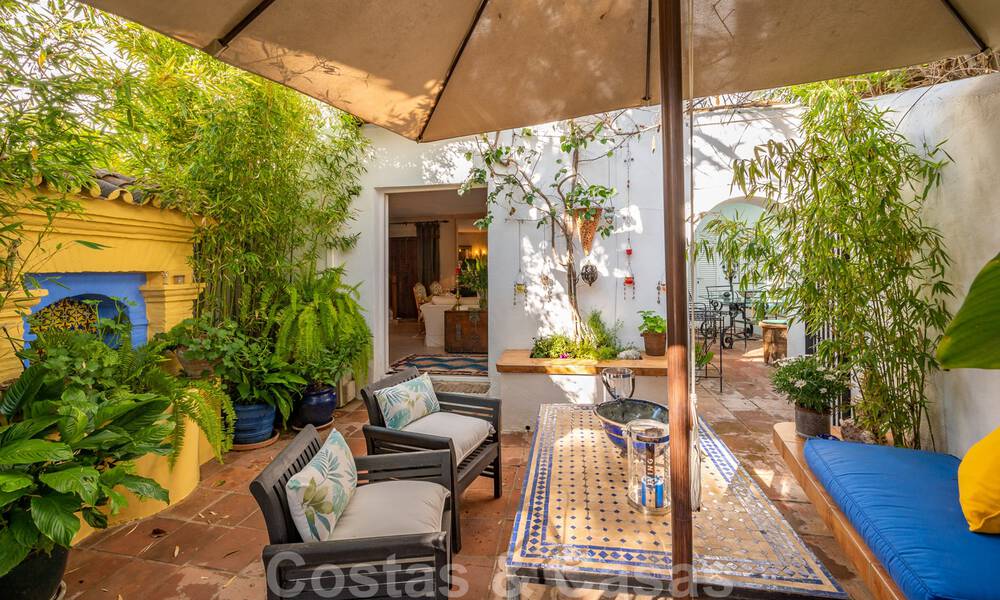 Charmante et pittoresque maison à vendre dans un quartier résidentiel sécurisé du Golden Mile à Marbella 39418