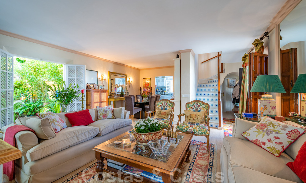 Charmante et pittoresque maison à vendre dans un quartier résidentiel sécurisé du Golden Mile à Marbella 39421