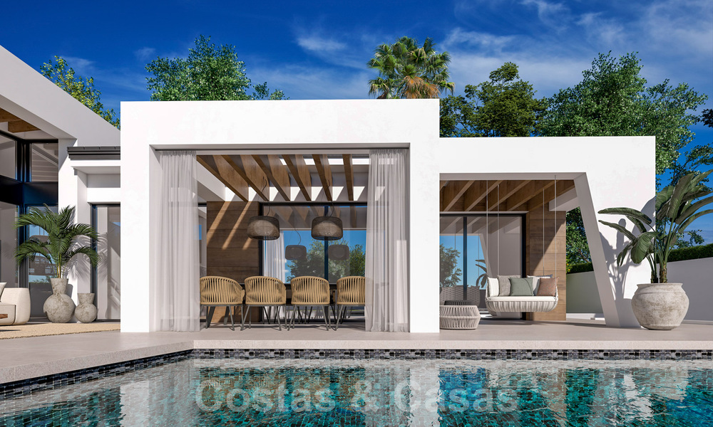 Nouvelles villas de luxe contemporaines de plain-pied à vendre à Nueva Andalucia, Marbella 39475