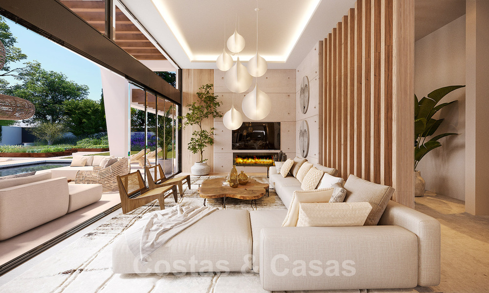 Nouvelles villas de luxe contemporaines de plain-pied à vendre à Nueva Andalucia, Marbella 39476