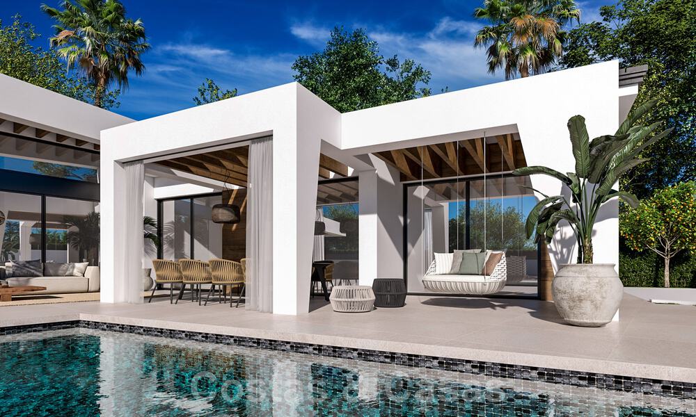 Nouvelles villas de luxe contemporaines de plain-pied à vendre à Nueva Andalucia, Marbella 39485