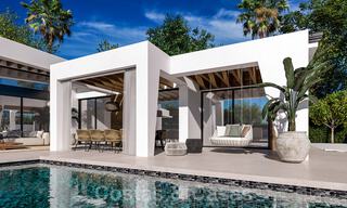 Nouvelles villas de luxe contemporaines de plain-pied à vendre à Nueva Andalucia, Marbella 39485 
