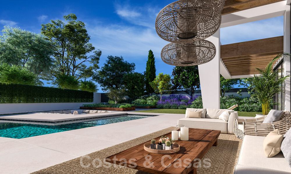 Nouvelles villas de luxe contemporaines de plain-pied à vendre à Nueva Andalucia, Marbella 39489