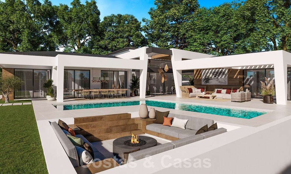 Nouvelles villas de luxe contemporaines de plain-pied à vendre à Nueva Andalucia, Marbella 39494
