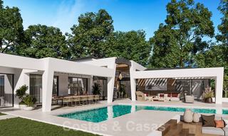 Nouvelles villas de luxe contemporaines de plain-pied à vendre à Nueva Andalucia, Marbella 39496 