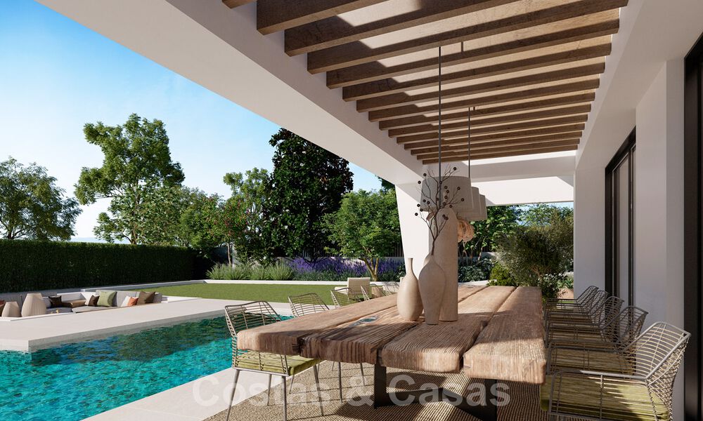 Nouvelles villas de luxe contemporaines de plain-pied à vendre à Nueva Andalucia, Marbella 39499