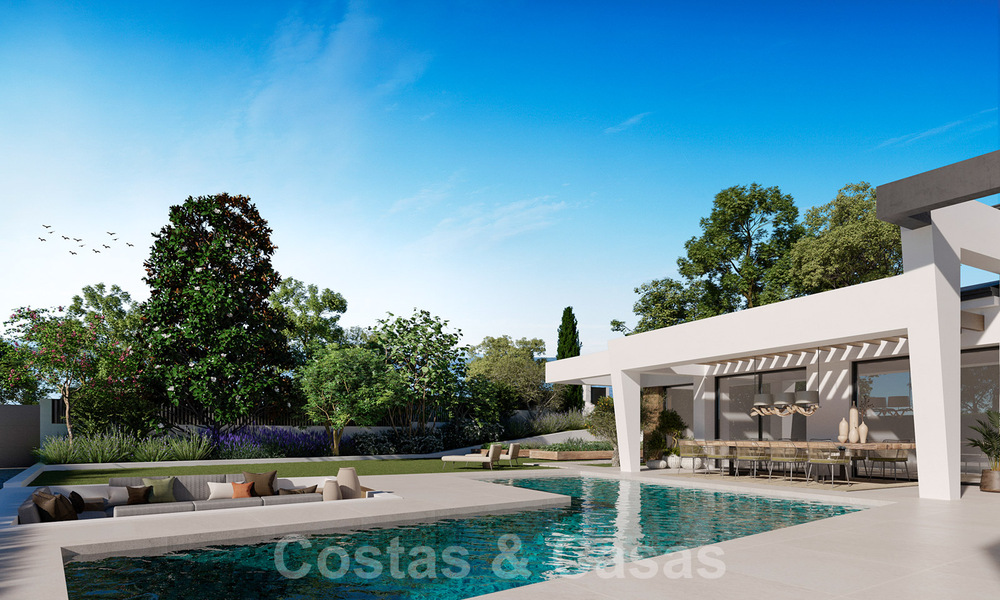 Nouvelles villas de luxe contemporaines de plain-pied à vendre à Nueva Andalucia, Marbella 39500
