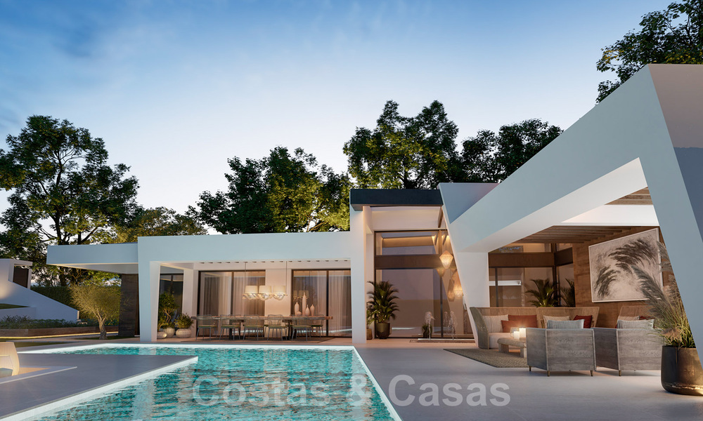Nouvelles villas de luxe contemporaines de plain-pied à vendre à Nueva Andalucia, Marbella 39502
