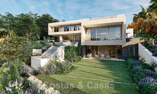Villa moderne à vendre avec vue sur la mer, entourée d'un magnifique paysage vert dans le quartier exclusif de Cascada de Camojan, Golden Mile à Marbella 39628 