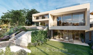 Villa moderne à vendre avec vue sur la mer, entourée d'un magnifique paysage vert dans le quartier exclusif de Cascada de Camojan, Golden Mile à Marbella 39629 