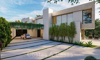 Villa moderne à vendre avec vue sur la mer, entourée d'un magnifique paysage vert dans le quartier exclusif de Cascada de Camojan, Golden Mile à Marbella 39634 