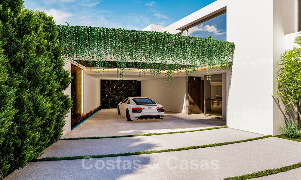 Villa moderne à vendre avec vue sur la mer, entourée d'un magnifique paysage vert dans le quartier exclusif de Cascada de Camojan, Golden Mile à Marbella 39635