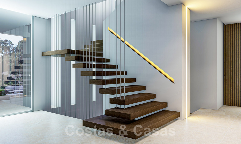 Villa moderne à vendre avec vue sur la mer, entourée d'un magnifique paysage vert dans le quartier exclusif de Cascada de Camojan, Golden Mile à Marbella 39636