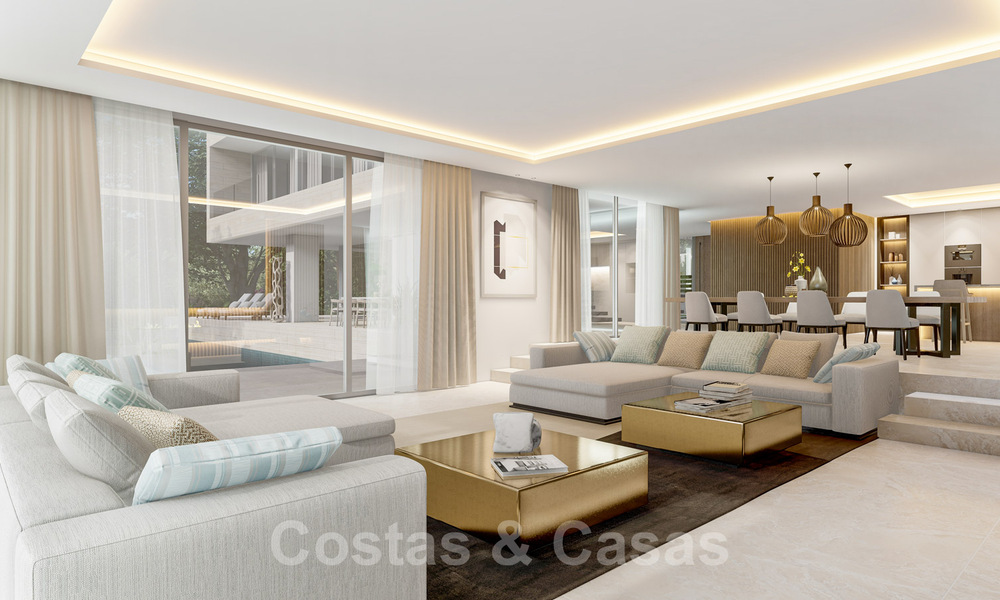Villa moderne à vendre avec vue sur la mer, entourée d'un magnifique paysage vert dans le quartier exclusif de Cascada de Camojan, Golden Mile à Marbella 39637
