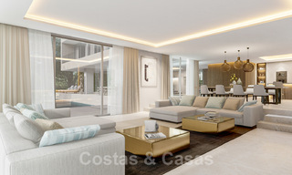 Villa moderne à vendre avec vue sur la mer, entourée d'un magnifique paysage vert dans le quartier exclusif de Cascada de Camojan, Golden Mile à Marbella 39637 