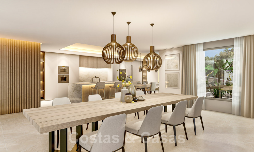 Villa moderne à vendre avec vue sur la mer, entourée d'un magnifique paysage vert dans le quartier exclusif de Cascada de Camojan, Golden Mile à Marbella 39640