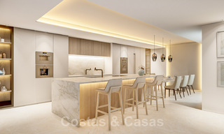 Villa moderne à vendre avec vue sur la mer, entourée d'un magnifique paysage vert dans le quartier exclusif de Cascada de Camojan, Golden Mile à Marbella 39641 