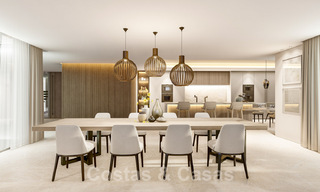 Villa moderne à vendre avec vue sur la mer, entourée d'un magnifique paysage vert dans le quartier exclusif de Cascada de Camojan, Golden Mile à Marbella 39642 