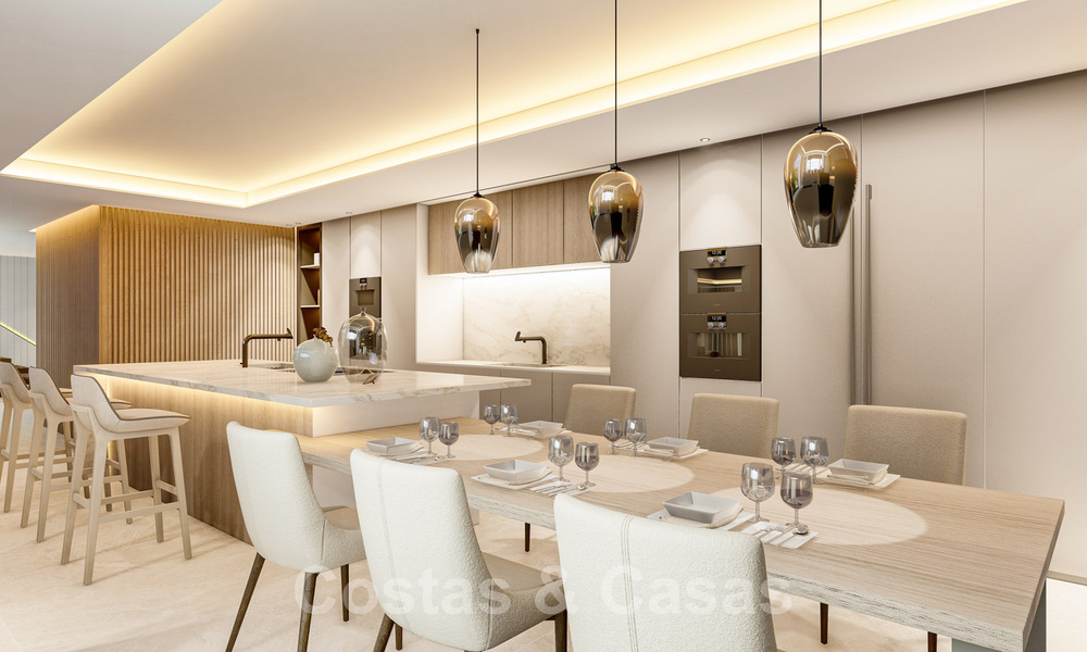 Villa moderne à vendre avec vue sur la mer, entourée d'un magnifique paysage vert dans le quartier exclusif de Cascada de Camojan, Golden Mile à Marbella 39643