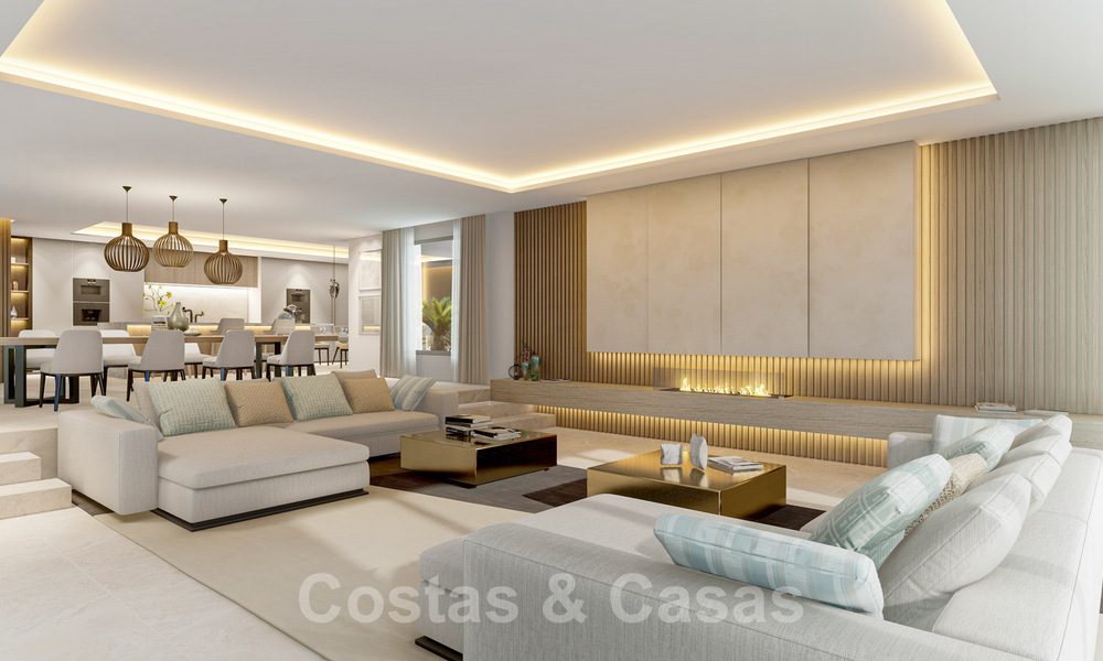 Villa moderne à vendre avec vue sur la mer, entourée d'un magnifique paysage vert dans le quartier exclusif de Cascada de Camojan, Golden Mile à Marbella 39644