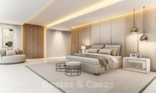 Villa moderne à vendre avec vue sur la mer, entourée d'un magnifique paysage vert dans le quartier exclusif de Cascada de Camojan, Golden Mile à Marbella 39647 