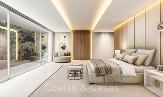 Villa moderne à vendre avec vue sur la mer, entourée d'un magnifique paysage vert dans le quartier exclusif de Cascada de Camojan, Golden Mile à Marbella 39648 