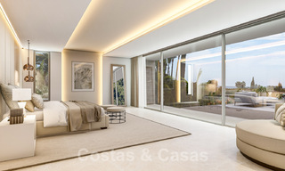 Villa moderne à vendre avec vue sur la mer, entourée d'un magnifique paysage vert dans le quartier exclusif de Cascada de Camojan, Golden Mile à Marbella 39649 