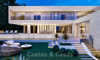 Villa moderne à vendre avec vue sur la mer, entourée d'un magnifique paysage vert dans le quartier exclusif de Cascada de Camojan, Golden Mile à Marbella 39651 
