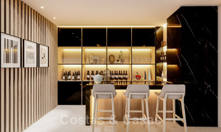 Villa moderne à vendre avec vue sur la mer, entourée d'un magnifique paysage vert dans le quartier exclusif de Cascada de Camojan, Golden Mile à Marbella 39656 