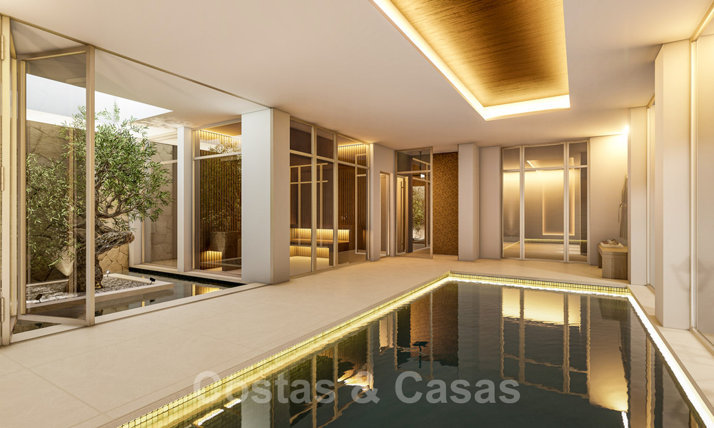 Villa moderne à vendre avec vue sur la mer, entourée d'un magnifique paysage vert dans le quartier exclusif de Cascada de Camojan, Golden Mile à Marbella 39657
