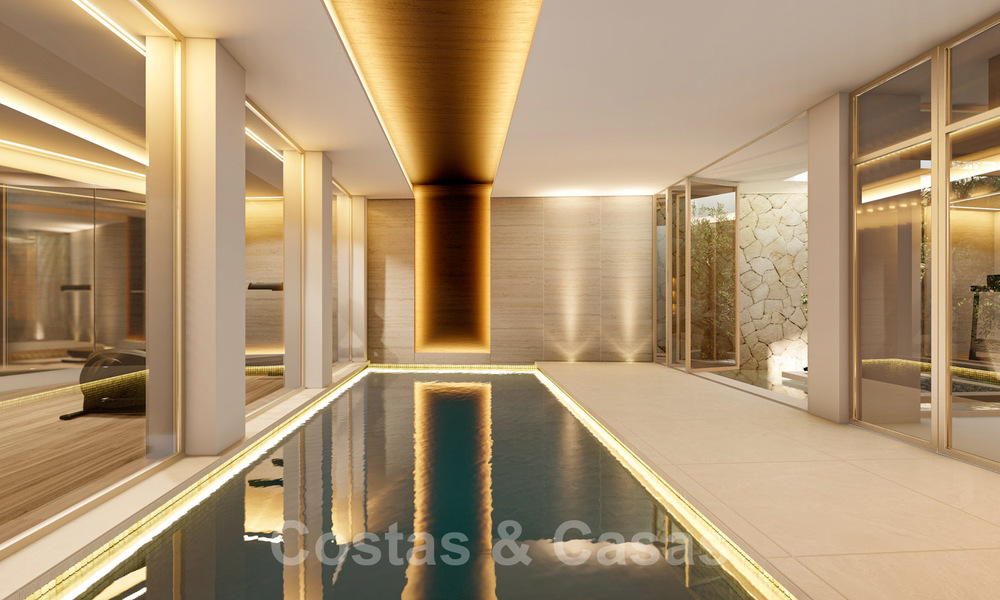 Villa moderne à vendre avec vue sur la mer, entourée d'un magnifique paysage vert dans le quartier exclusif de Cascada de Camojan, Golden Mile à Marbella 39659