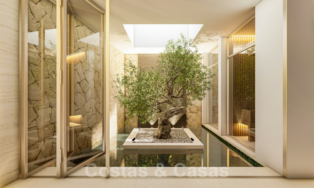 Villa moderne à vendre avec vue sur la mer, entourée d'un magnifique paysage vert dans le quartier exclusif de Cascada de Camojan, Golden Mile à Marbella 39660